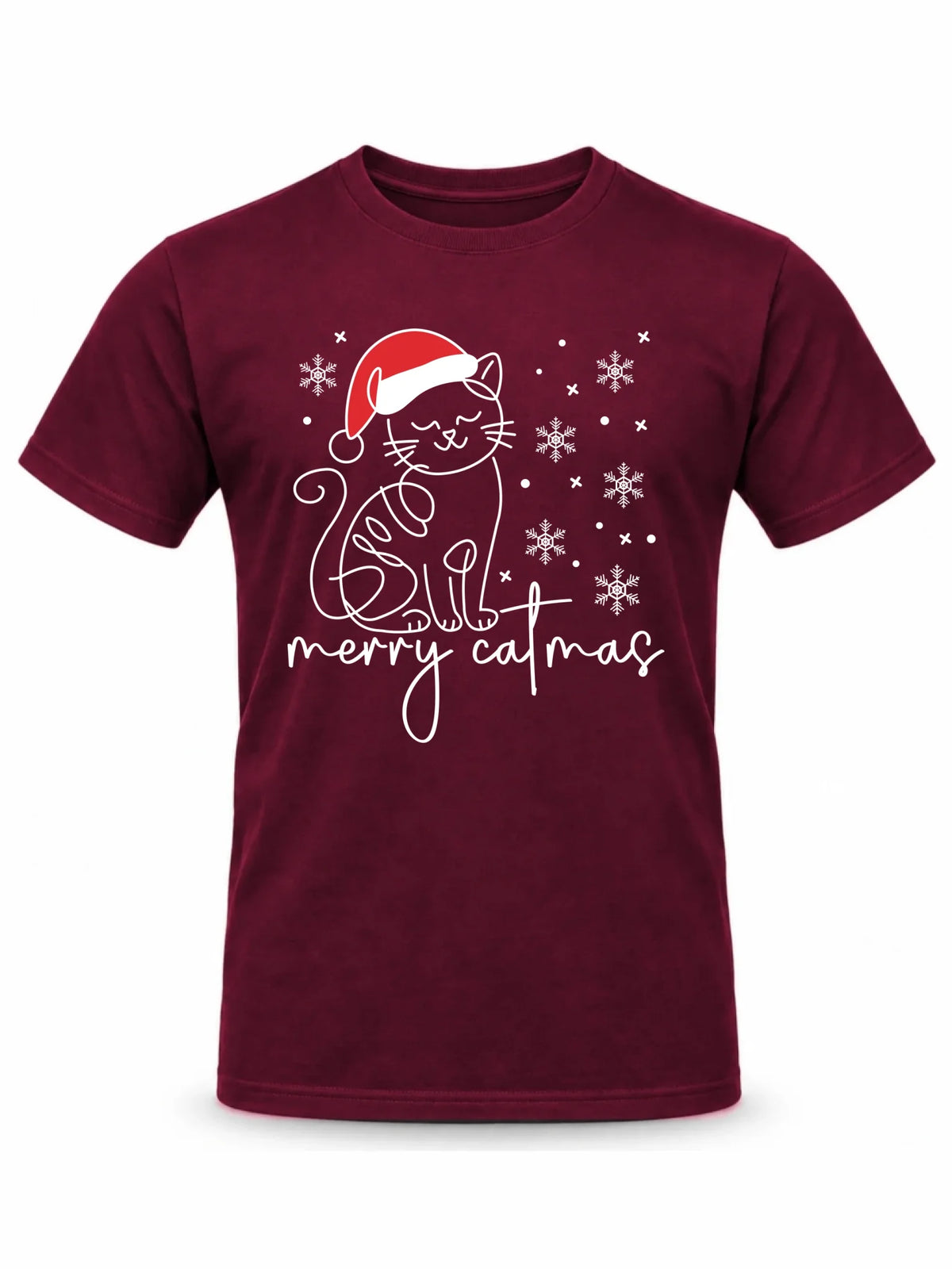 Koszulka męska świąteczna - Kot Merry catmas BN151