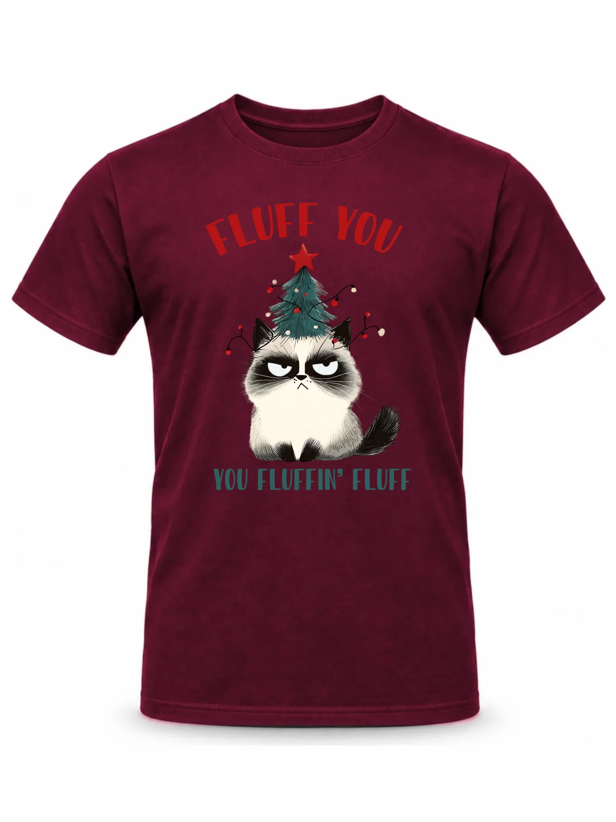 Koszulka męska świąteczna - Fluff You BN10