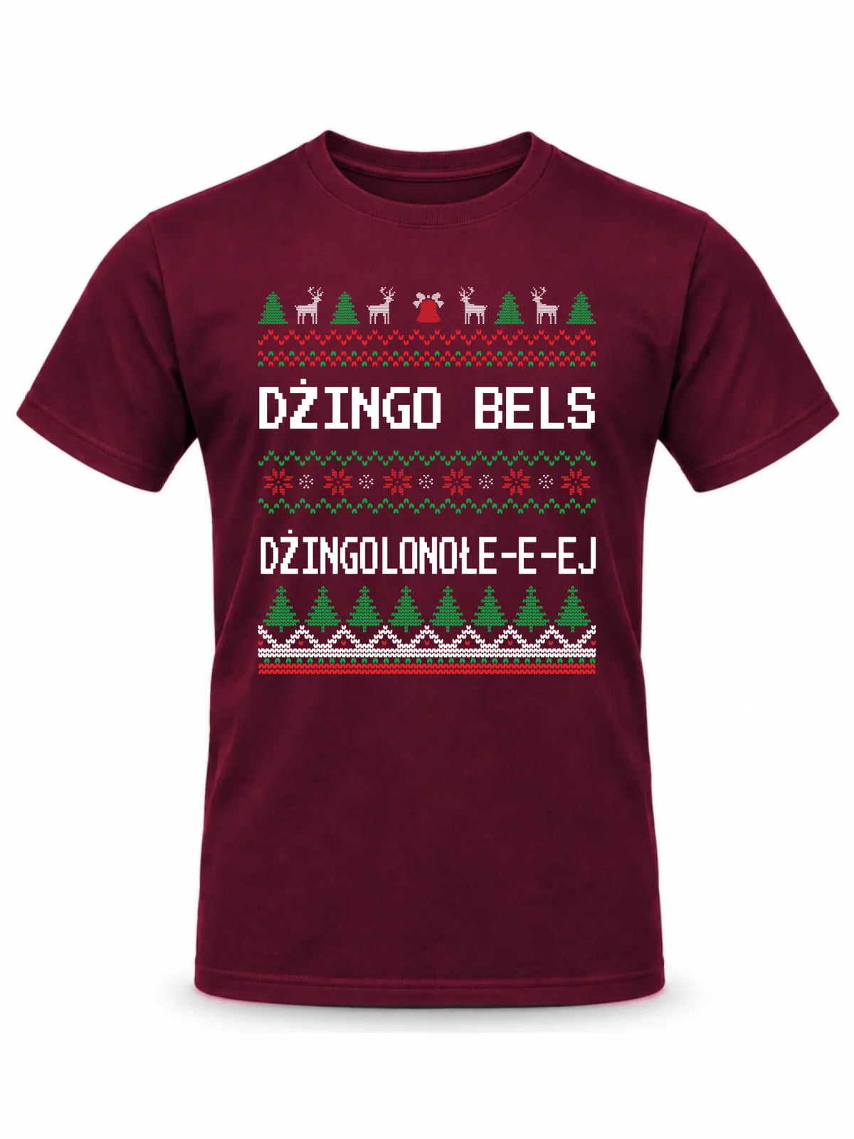 Koszulka męska świąteczna - prezent na Święta - Dżingo bels BN11