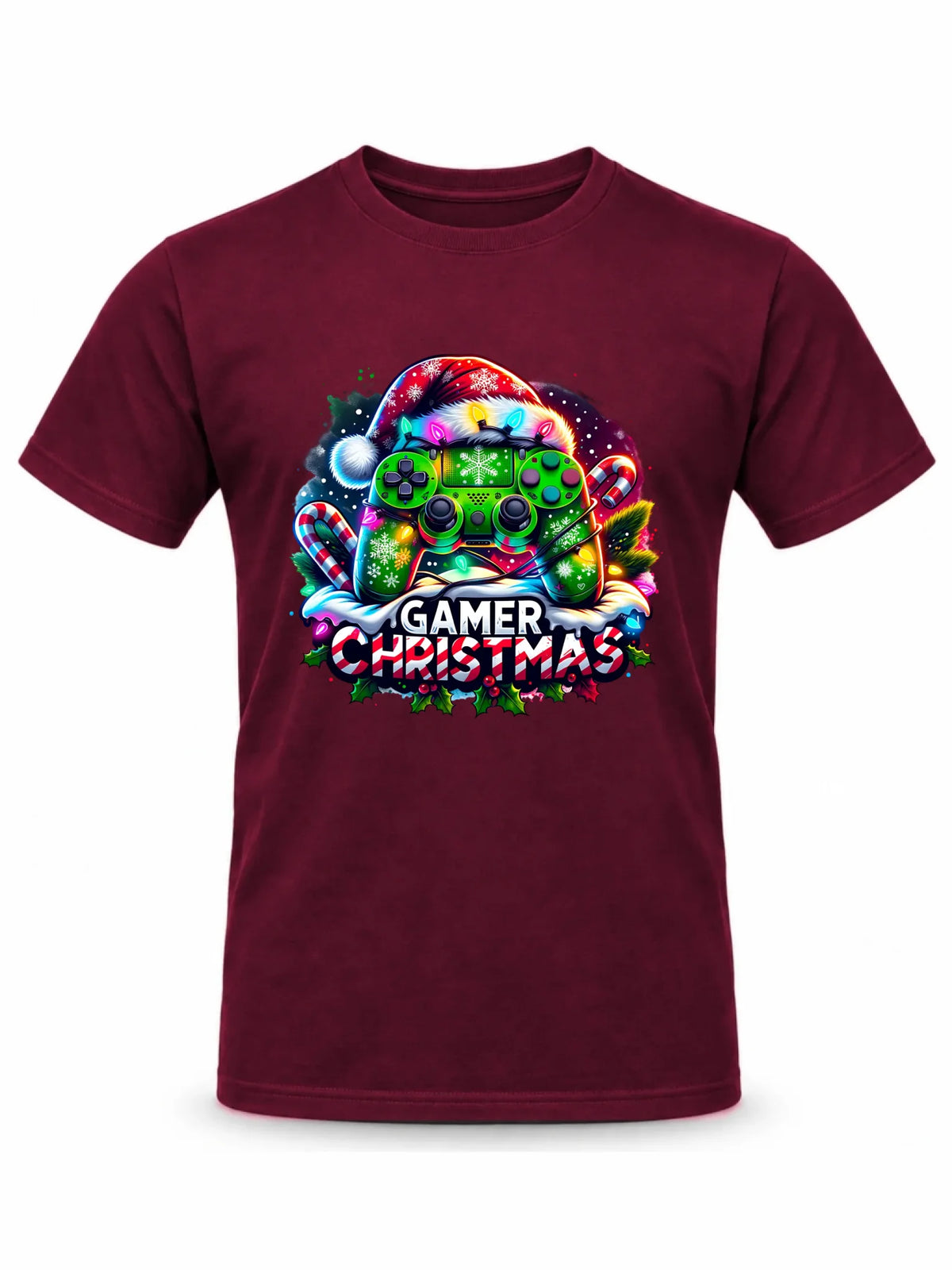 Koszulka męska świąteczna - prezent dla gracza - Christmas gamer BN22