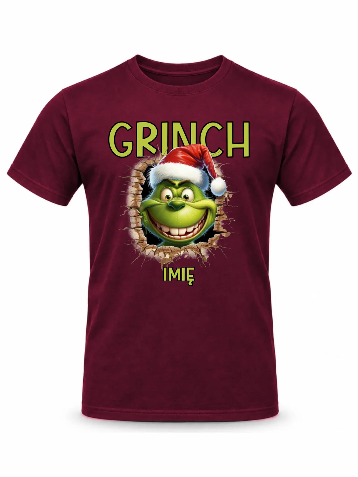 Koszulka męska świąteczna - Grinch - personalizowana BN112