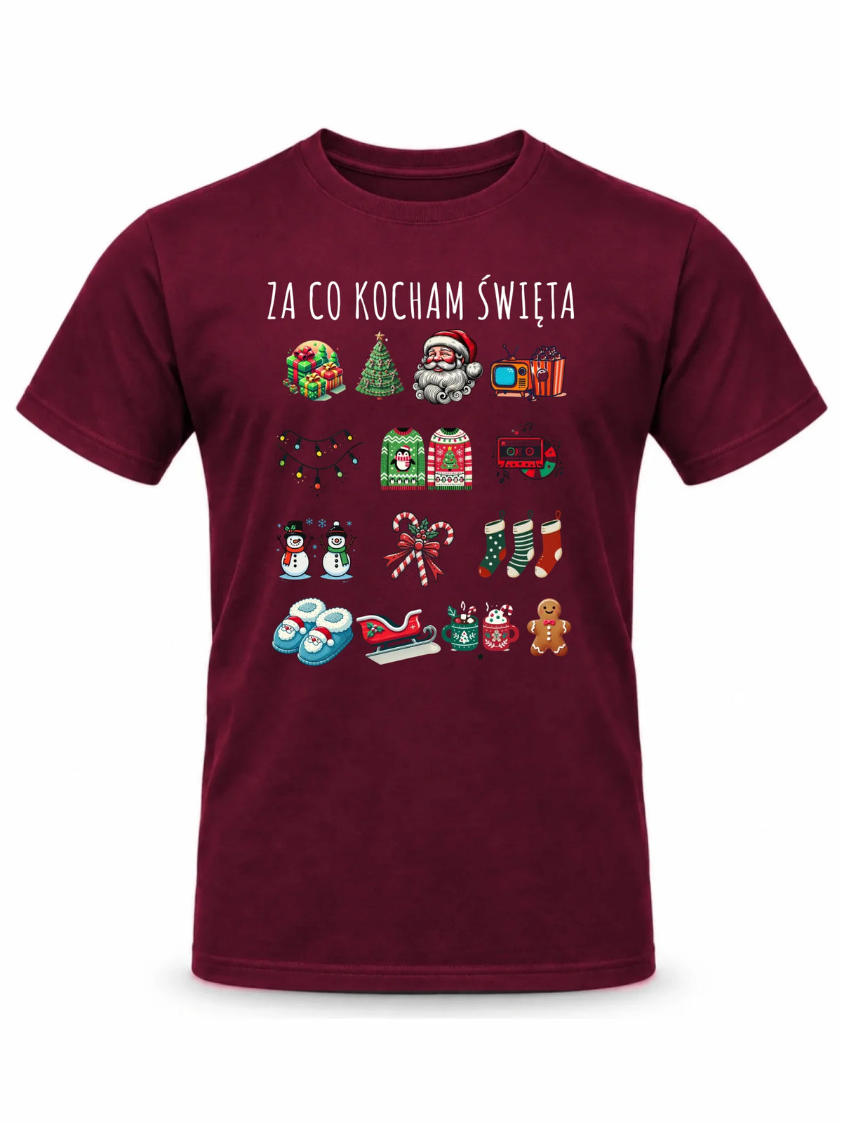 Koszulka męska świąteczna - Za co kocham święta BN130