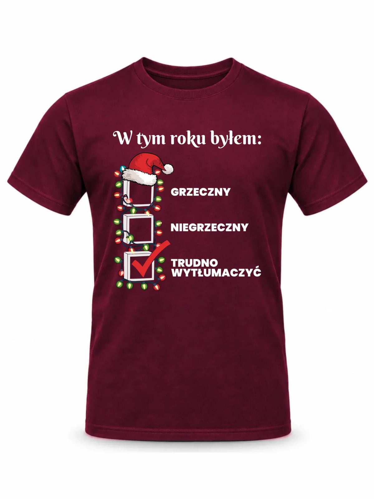 Koszulka męska świąteczna - Trudno wytłumaczyć BN134