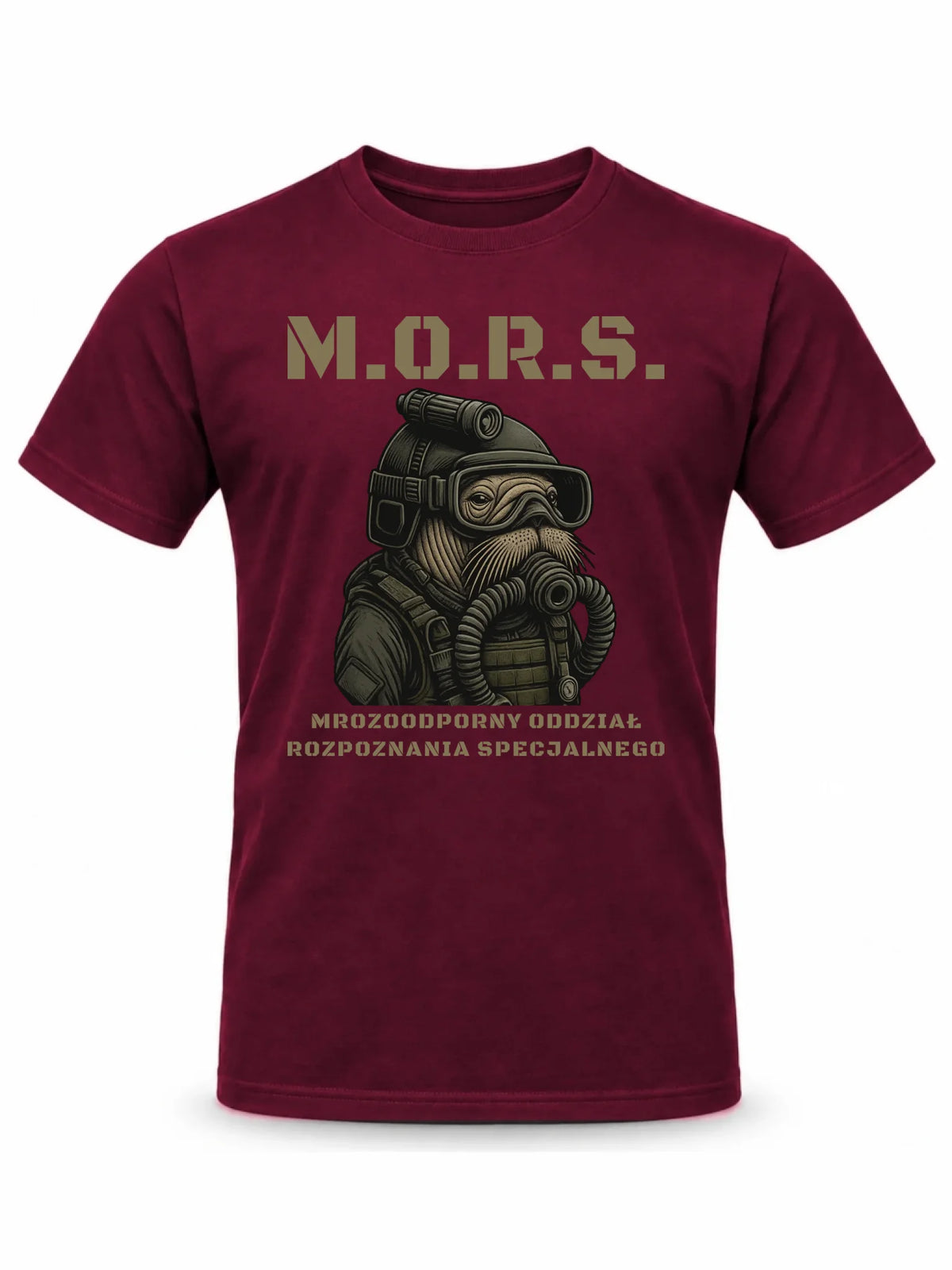 Koszulka męska - prezent dla morsa - M.O.R.S. Mrozoodporny Oddział Rozpoznania Specjalnego HM20