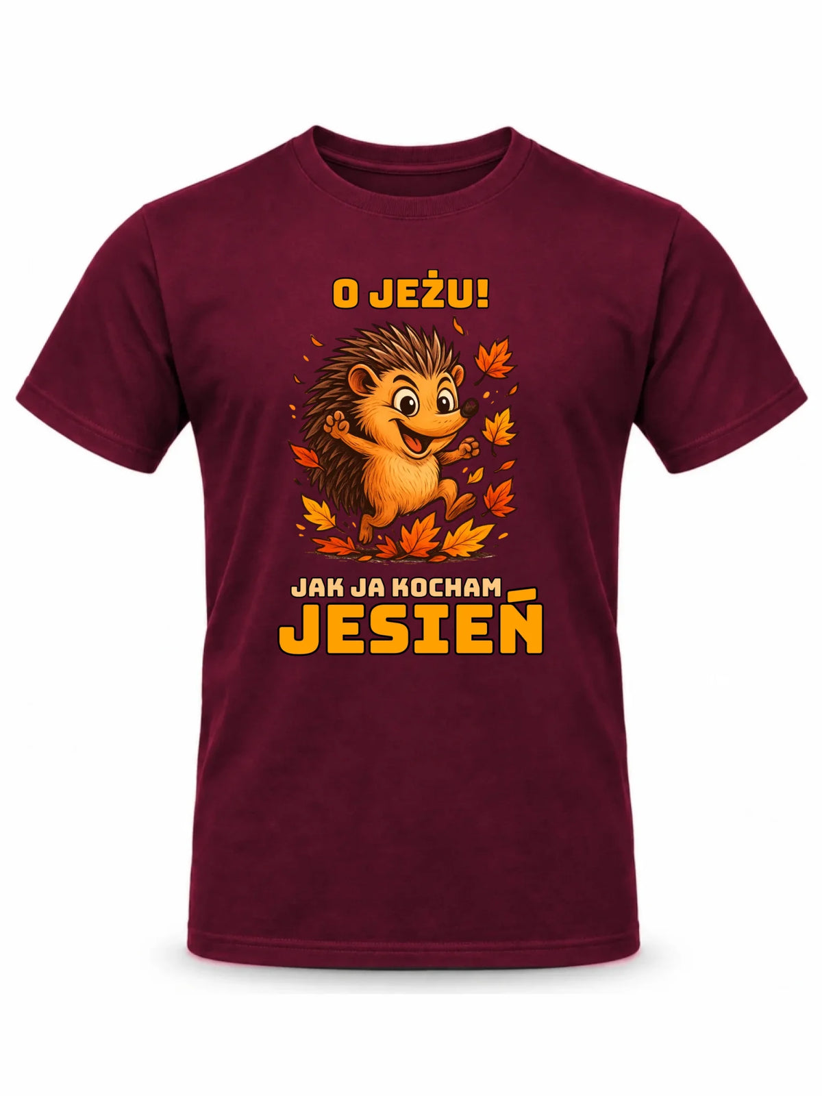 Koszulka męska jesienna - O JEŻU! Jak ja kocham jesień JS31