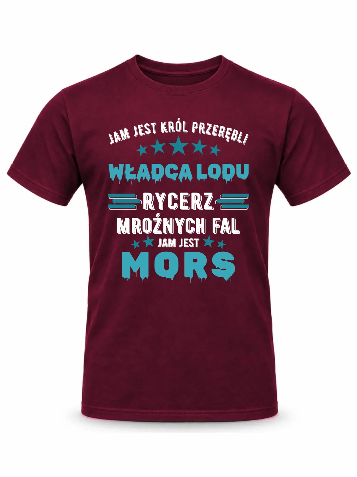 Koszulka męska - prezent dla morsa - Jam jest Król przerębli Jam jest mors HM13