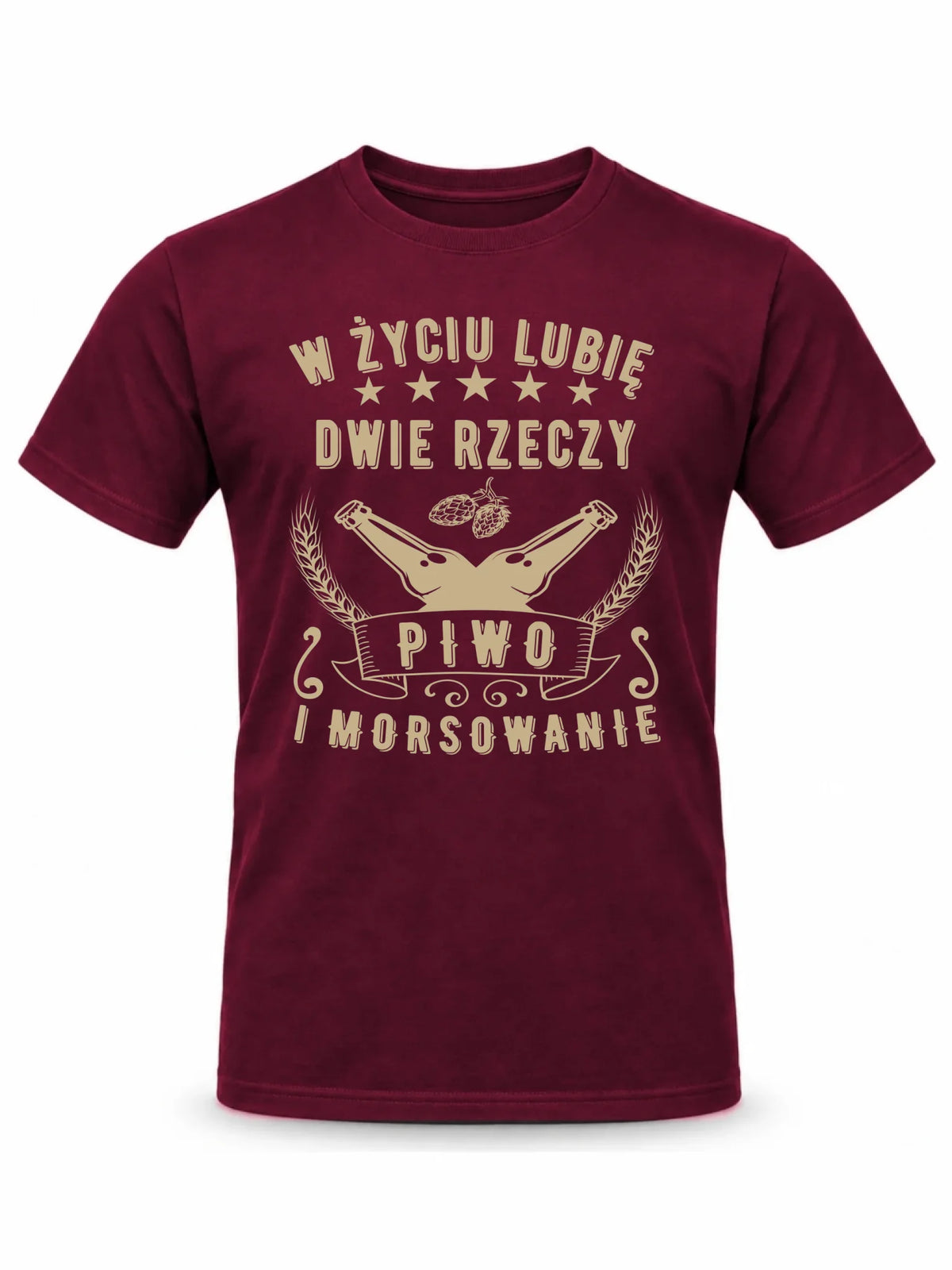 Koszulka męska - prezent dla morsa - Piwo i morsowanie - Mors HM09