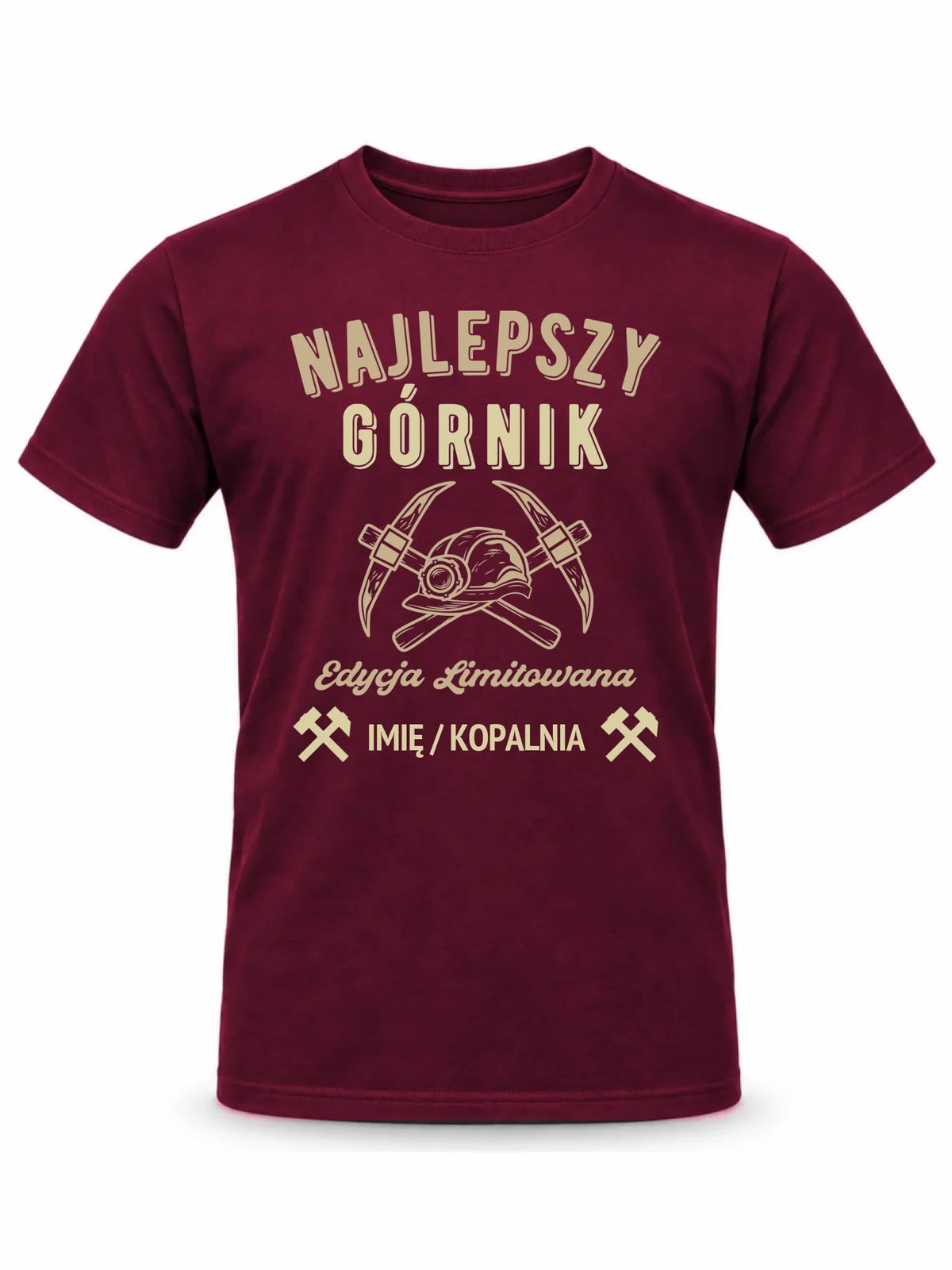 Koszulka męska - prezent dla górnika - Najlepszy górnik - personalizowana G27