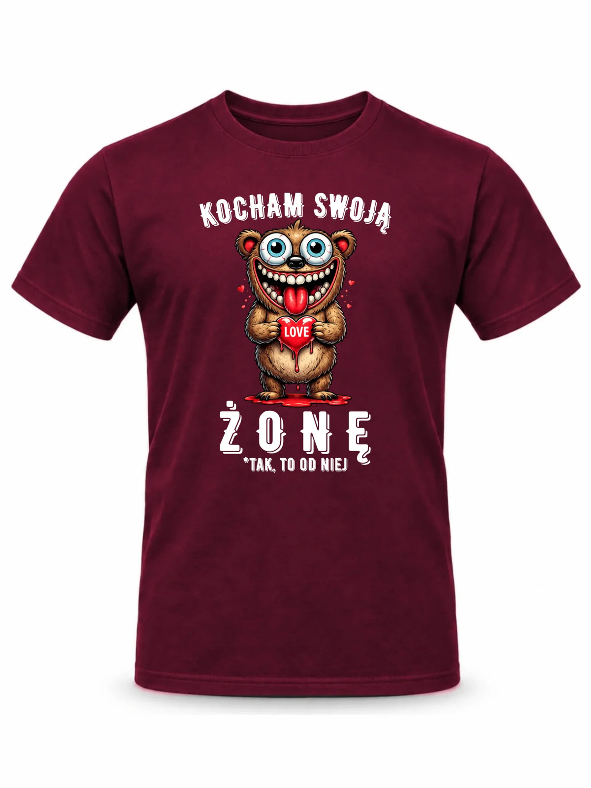 Koszulka męska dla męża - Kocham swoją żonę W23