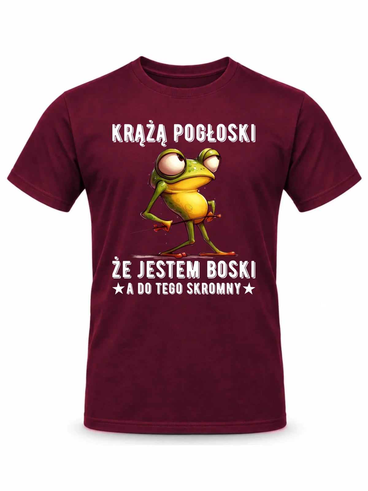 Koszulka męska - prezent dla chłopaka - Jestem boski DCH15