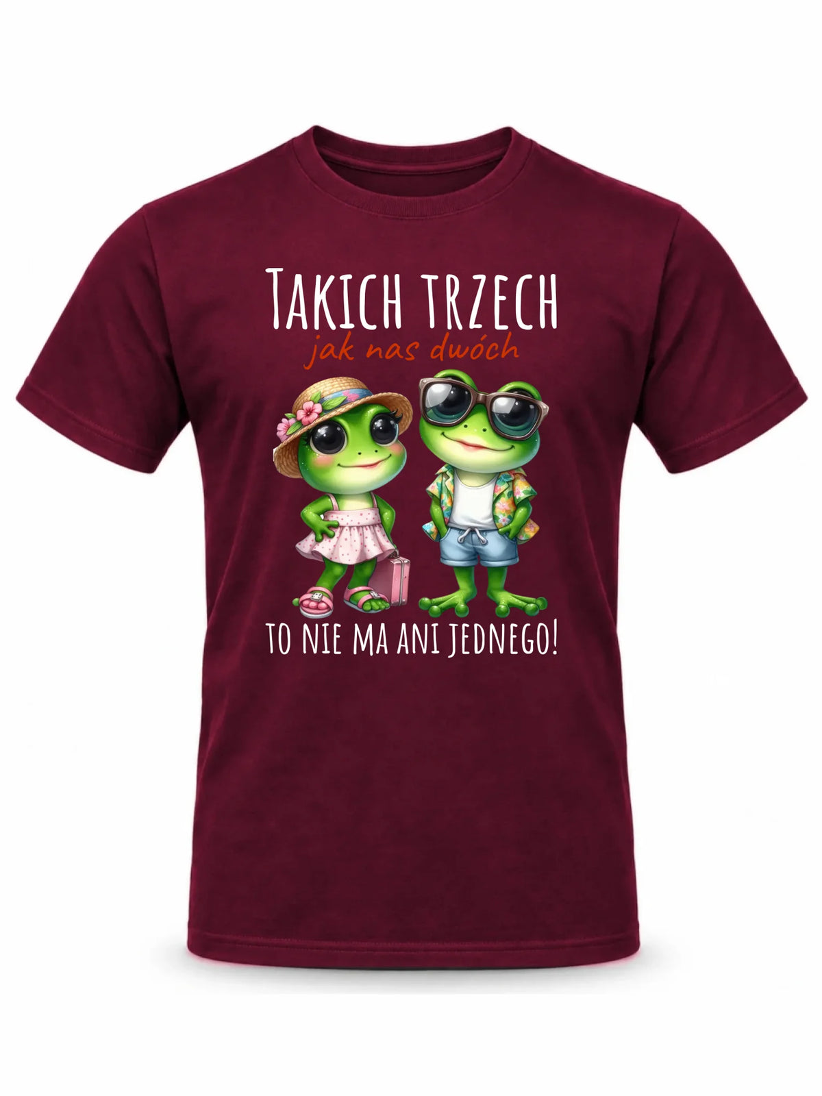 Koszulka męska - Żabki Takich trzech jak nas dwóch DCH11