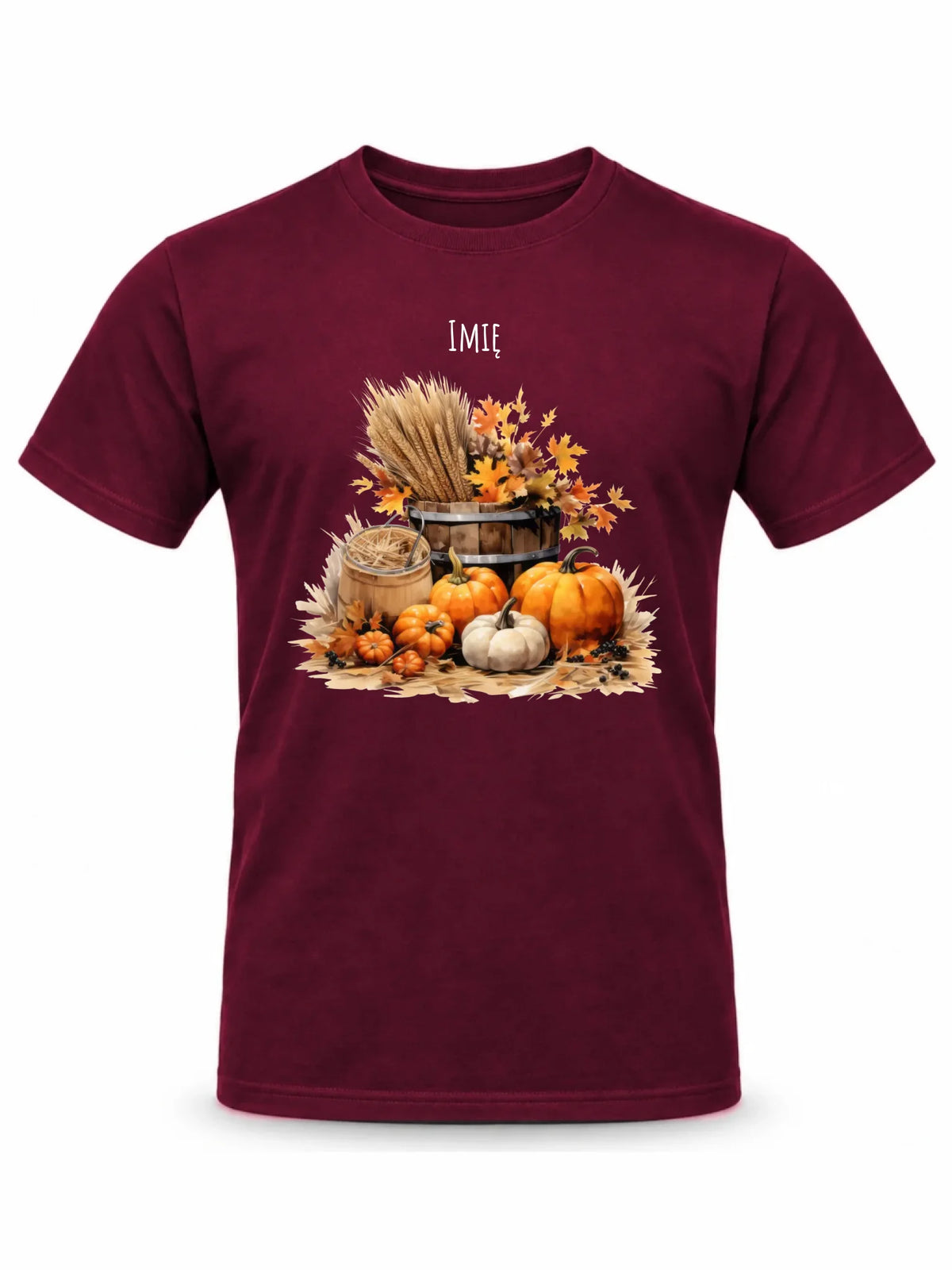 Koszulka męska na jesień - Harvest vibes - personalizowana JS09