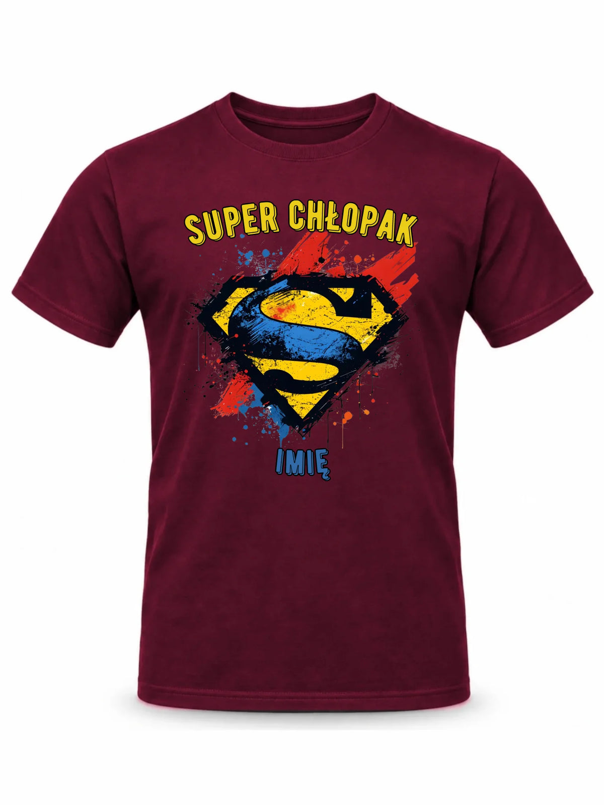 Koszulka męska - prezent na Dzień Chłopaka - Super Chłopak - personalizowana DCH18