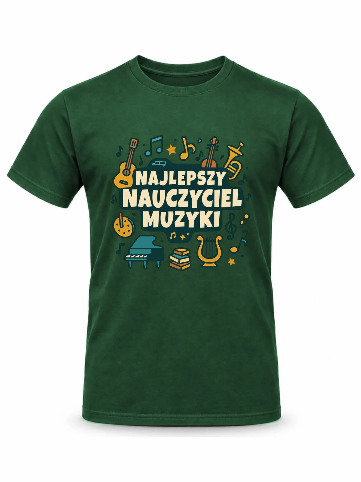 Koszulka męska dla nauczyciela - Najlepszy nauczyciel muzyki N52