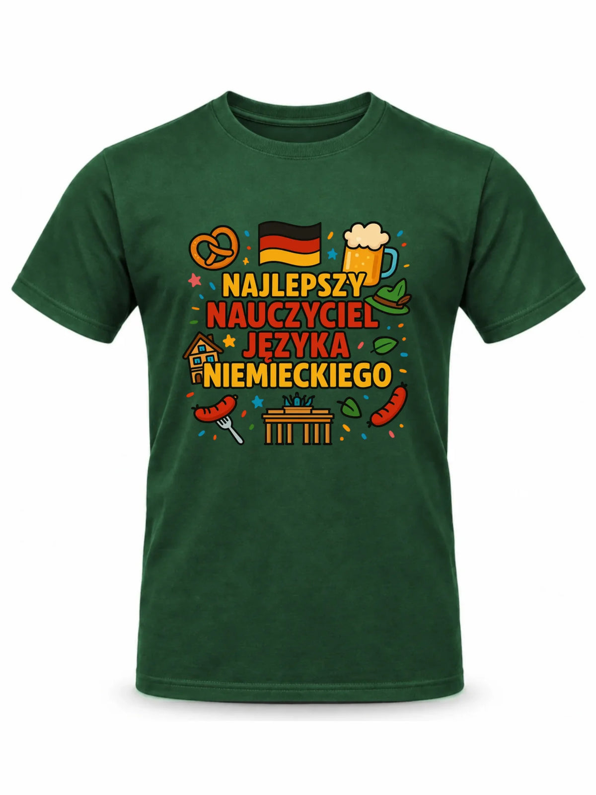 Koszulka męska dla nauczyciela - Najlepszy nauczyciel języka niemieckiego N54