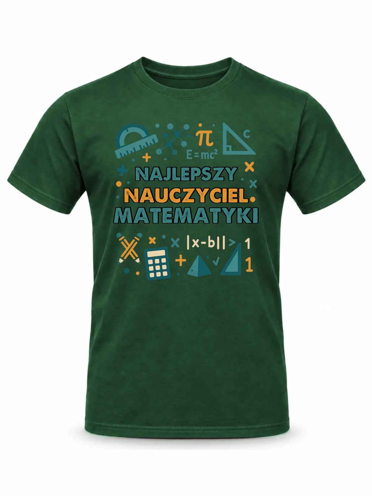 Koszulka męska dla nauczyciela - Najlepszy nauczyciel matematyki N74
