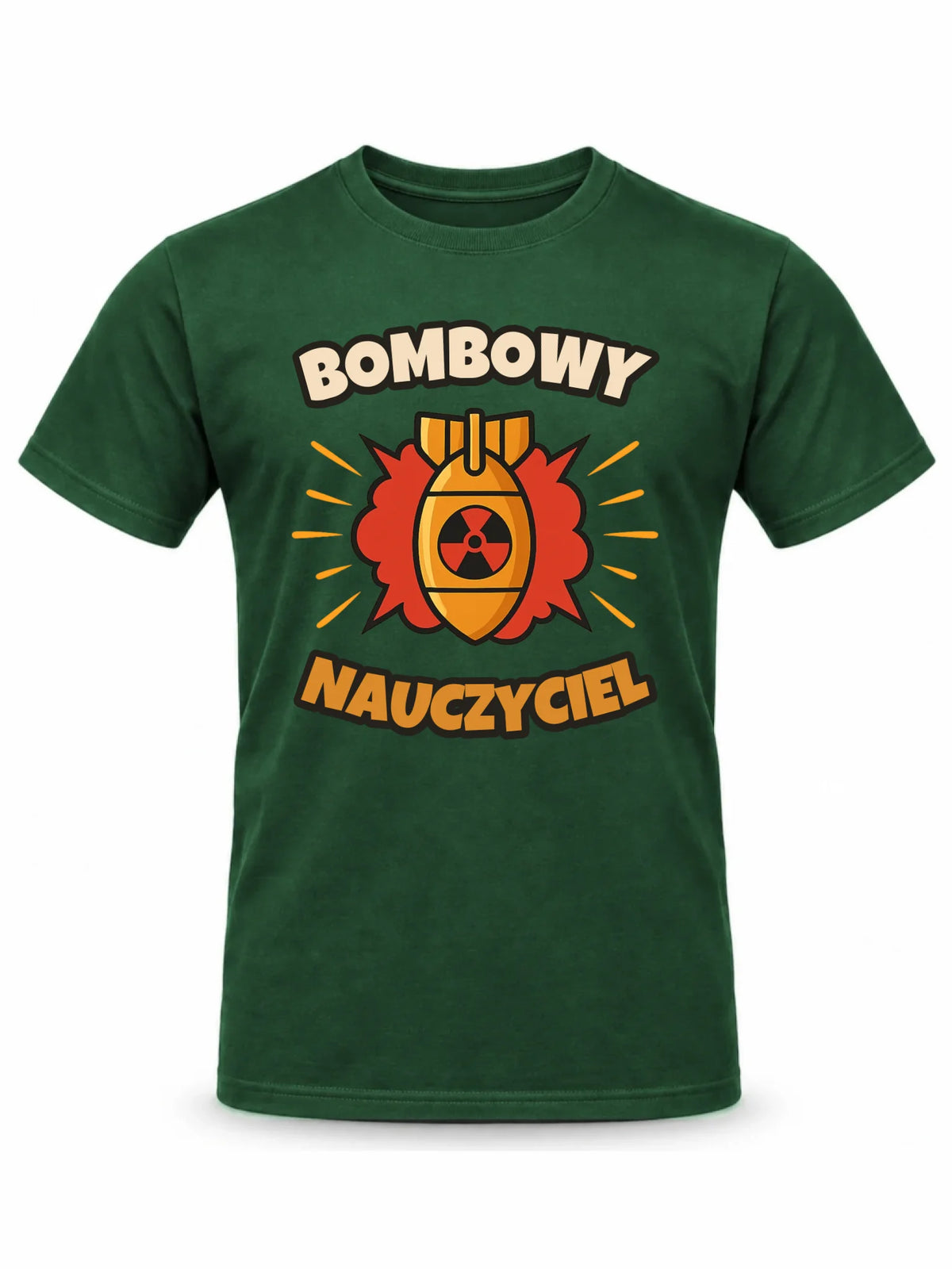 Koszulka męska dla nauczyciela - Bombowy Nauczyciel N36