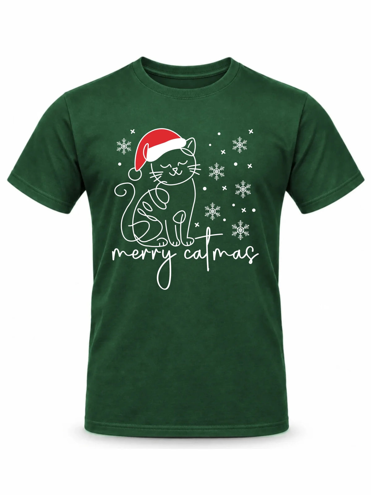 Koszulka męska świąteczna - Kot Merry catmas BN151