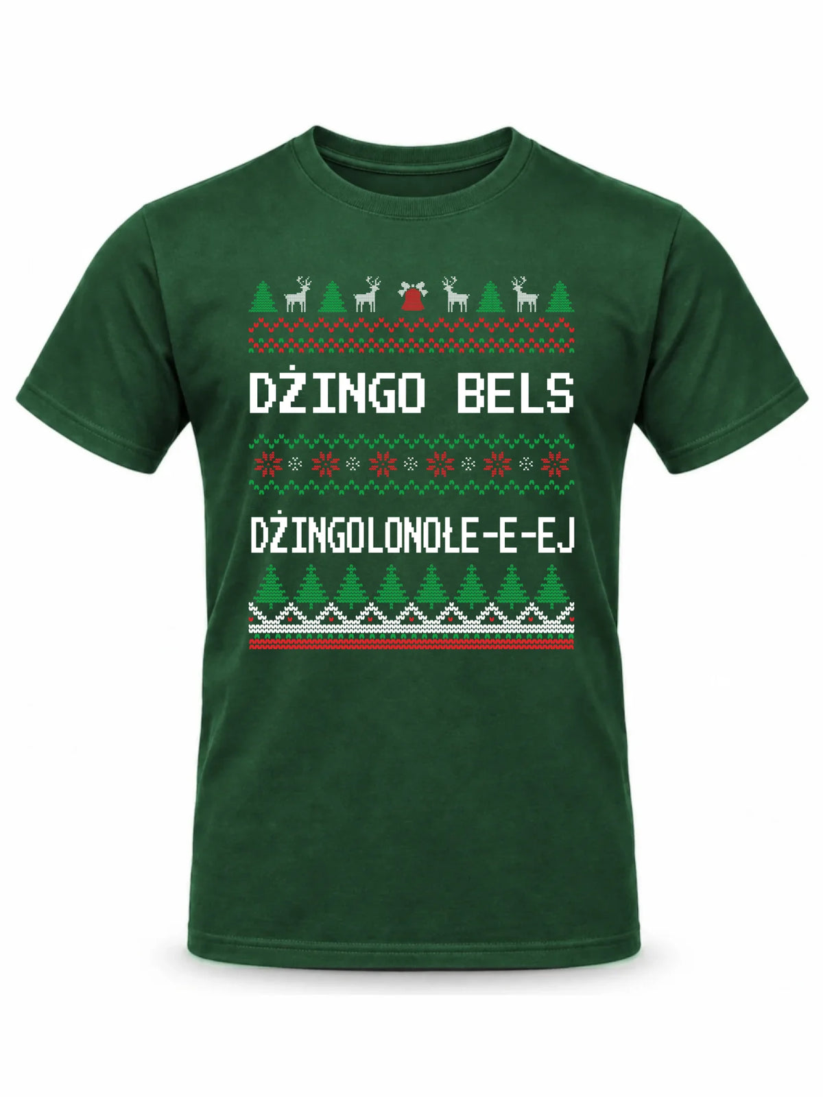 Koszulka męska świąteczna - prezent na Święta - Dżingo bels BN11