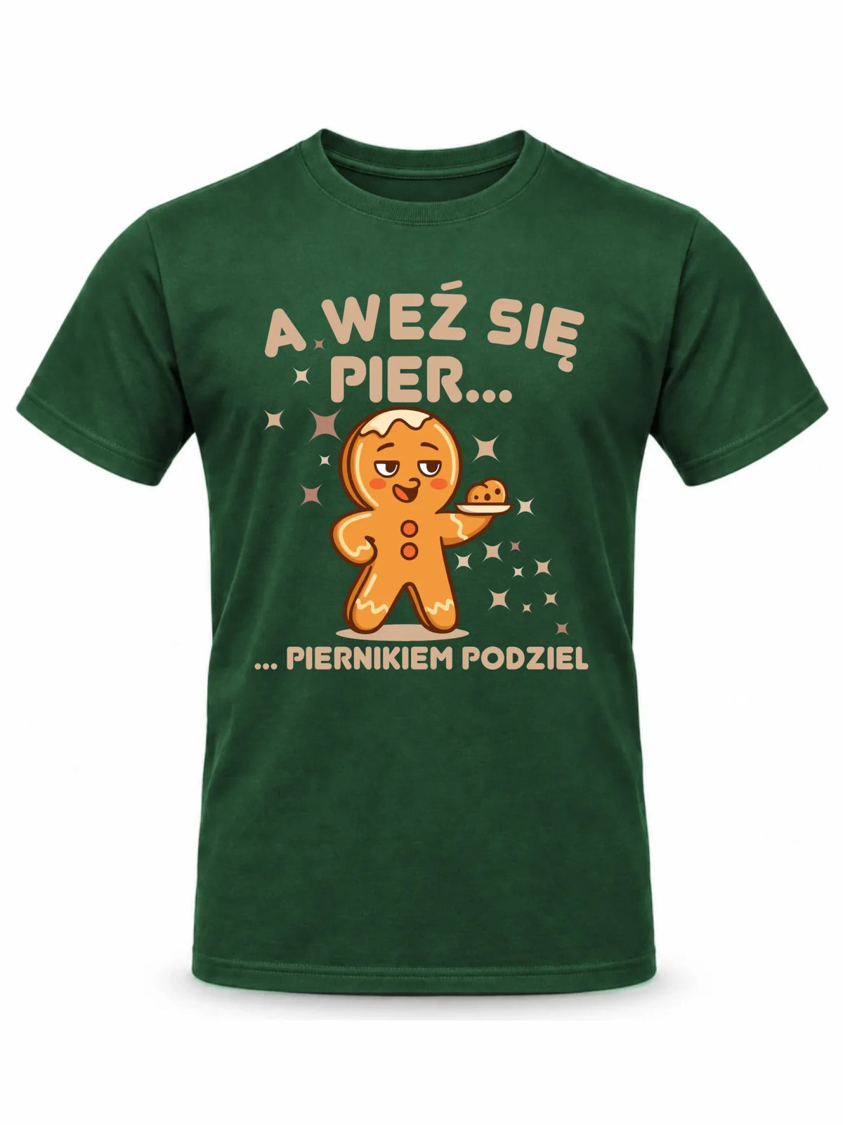 Koszulka męska świąteczna - Piernik A weź się pier... piernikiem podziel BN87