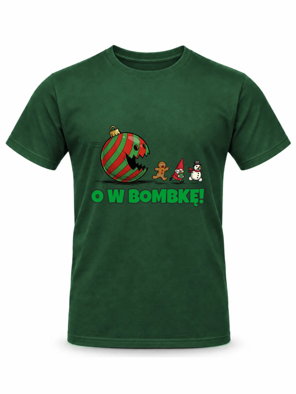 Koszulka męska świąteczna - O w bombkę BN142