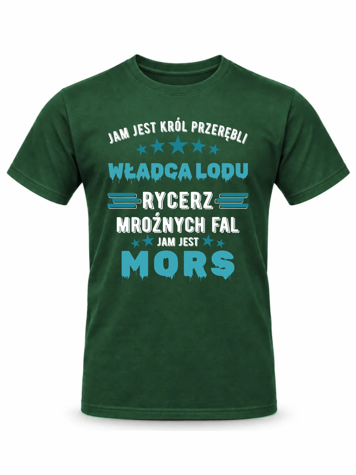 Koszulka męska - prezent dla morsa - Jam jest Król przerębli Jam jest mors HM13