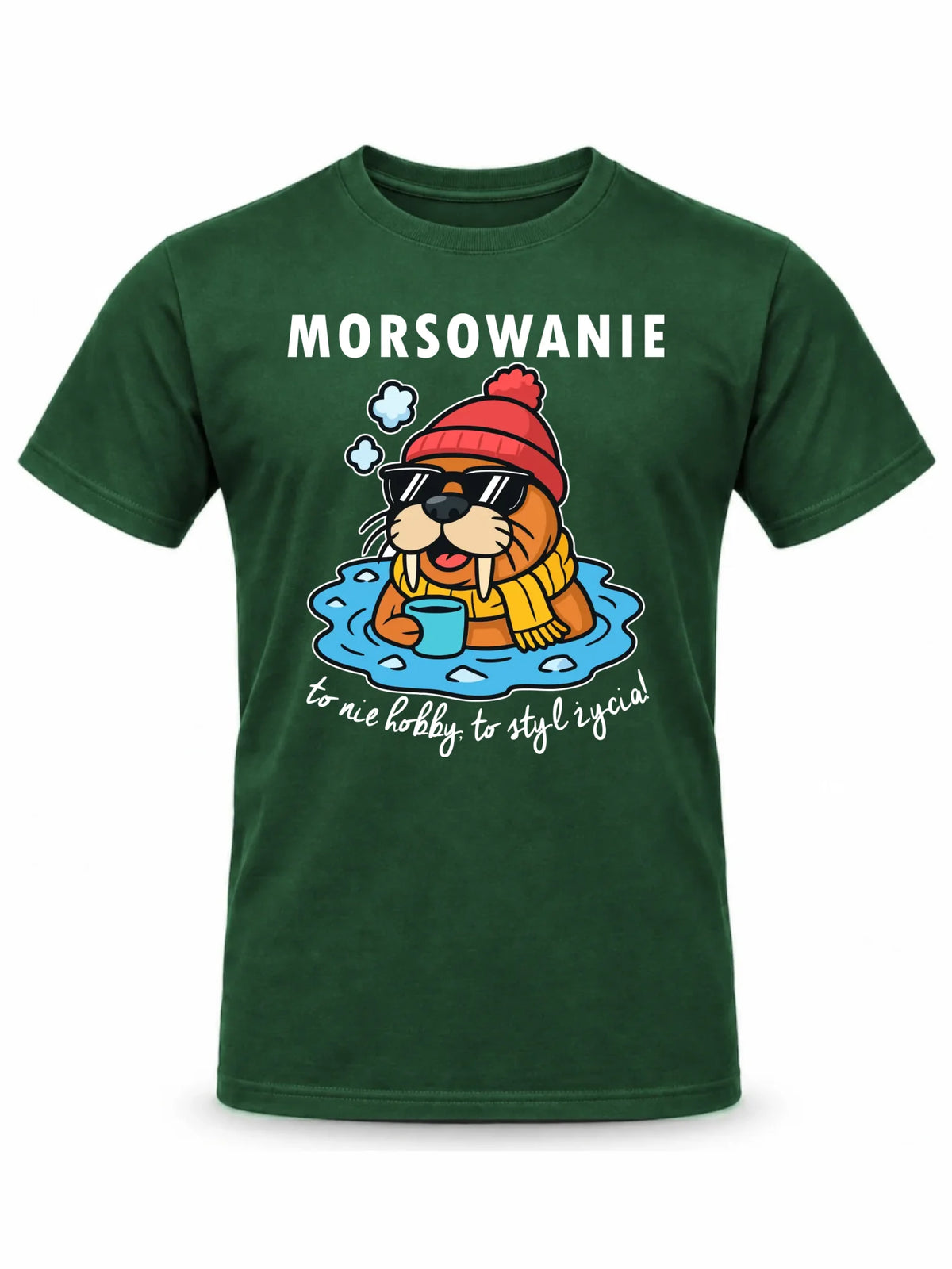 Koszulka męska - prezent dla morsa - Morsowanie to styl życia HM10