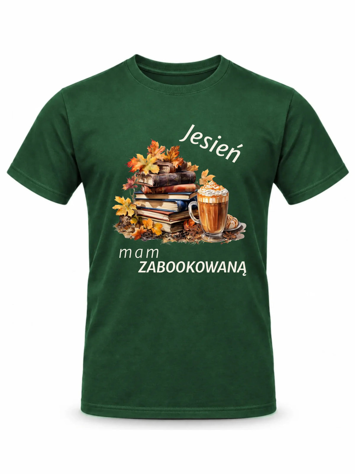 Koszulka męska jesienna - Jesień mam zabookowaną JS28