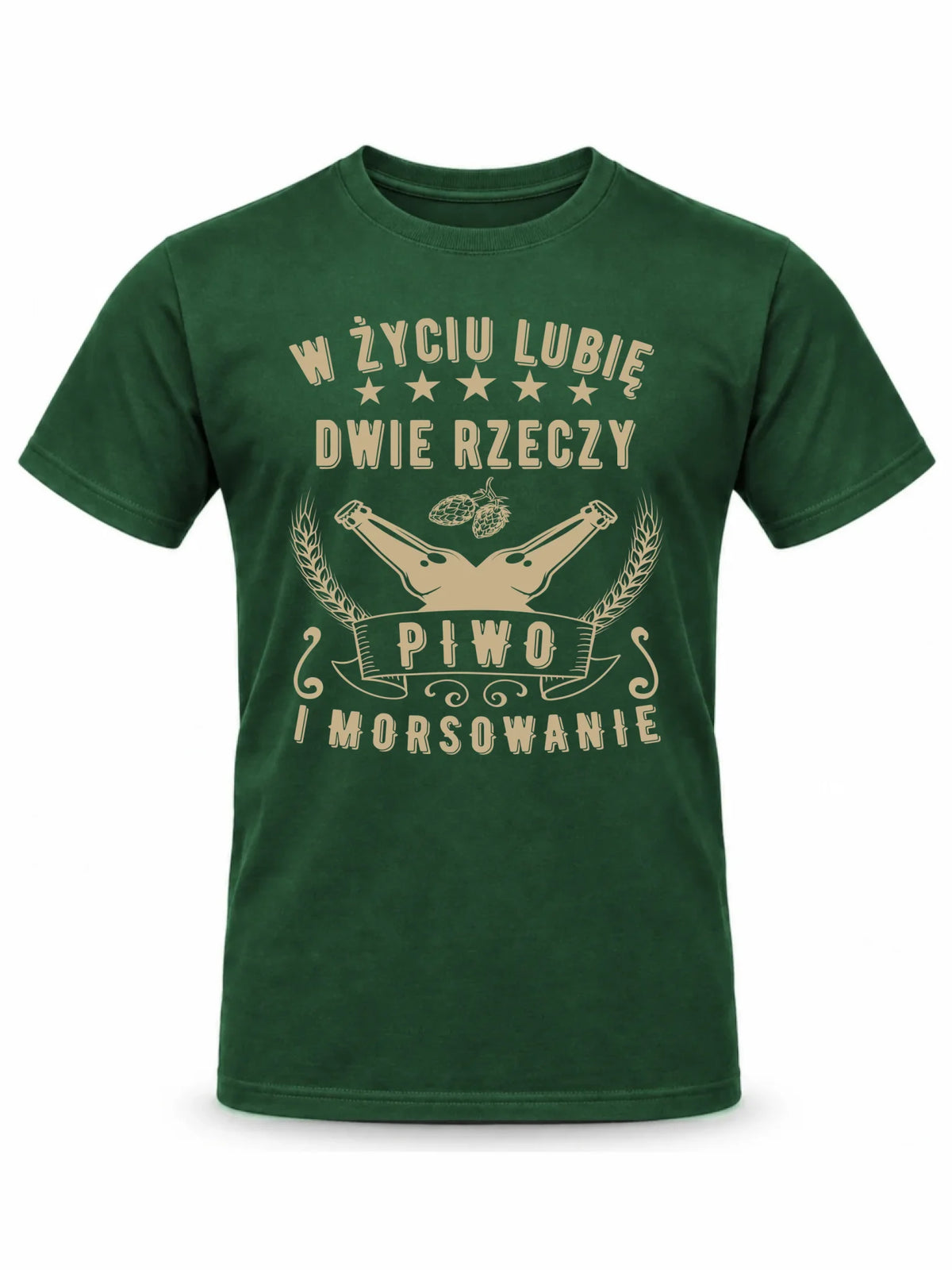 Koszulka męska - prezent dla morsa - Piwo i morsowanie - Mors HM09
