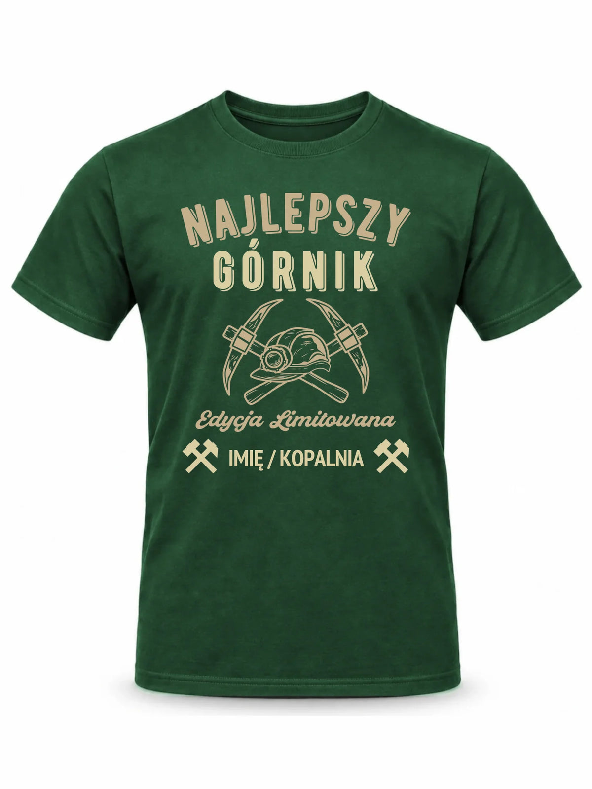 Koszulka męska - prezent dla górnika - Najlepszy górnik - personalizowana G27