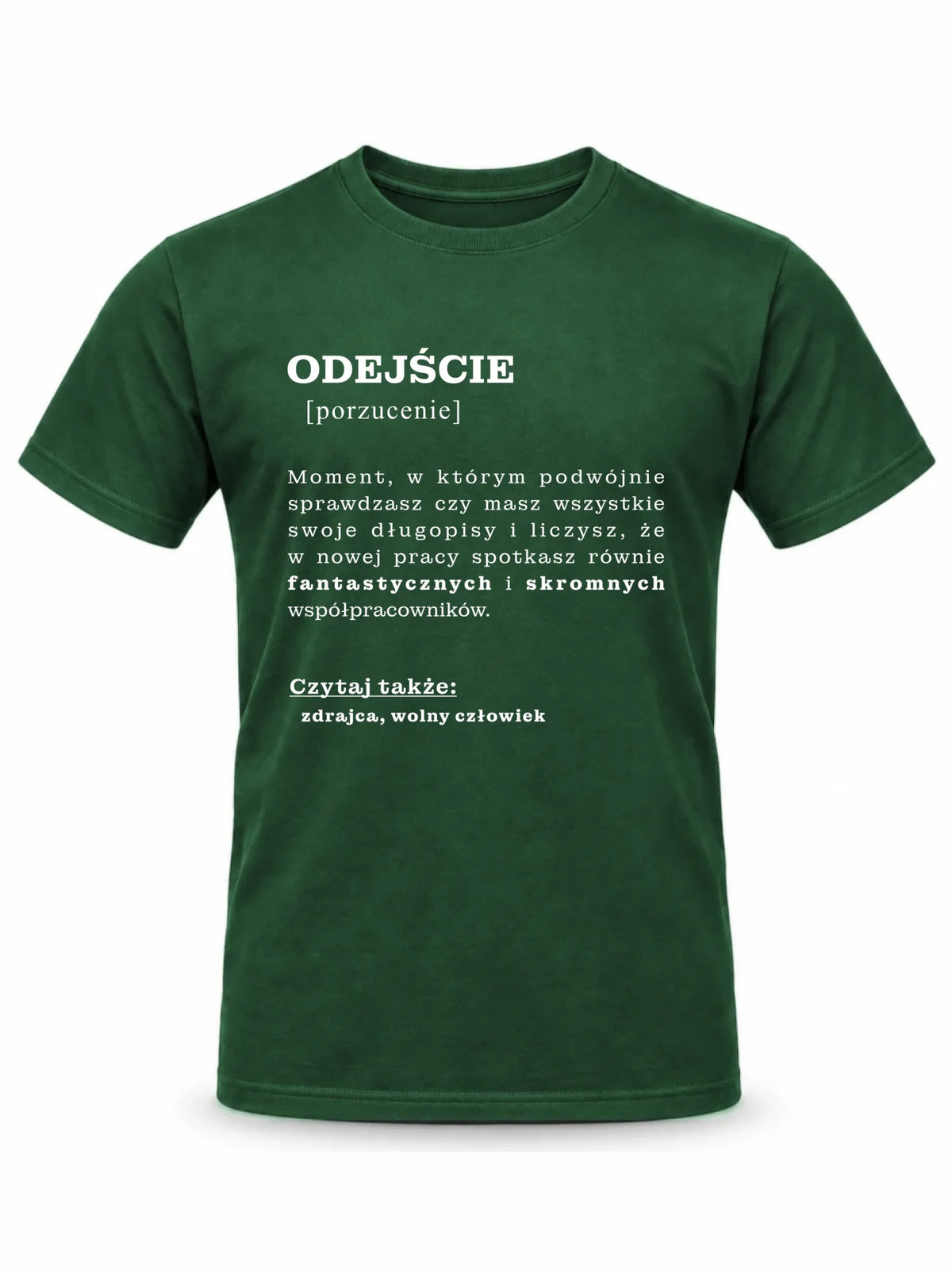 Koszulka męska - Odejście z pracy [porzucenie]