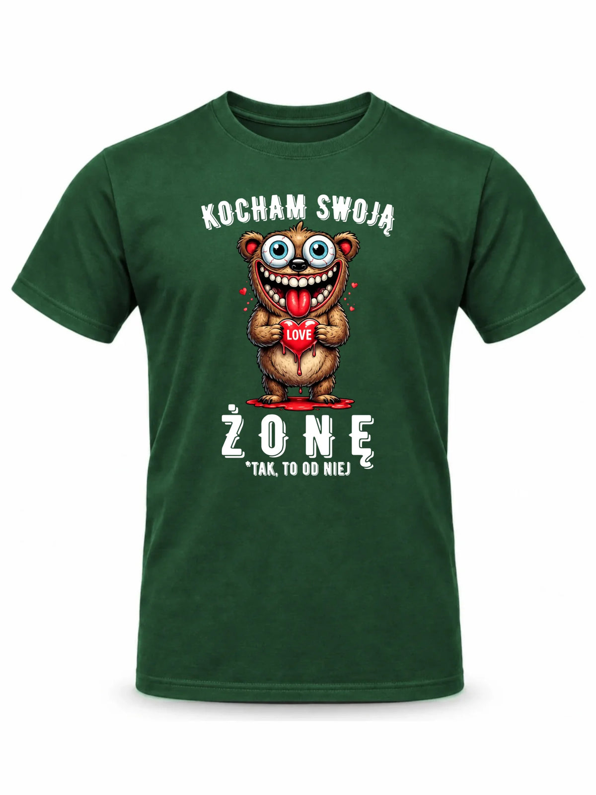Koszulka męska dla męża - Kocham swoją żonę W23