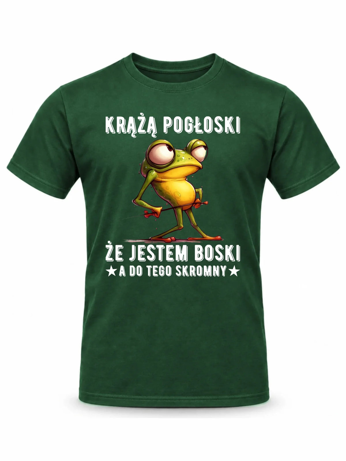 Koszulka męska - prezent dla chłopaka - Jestem boski DCH15