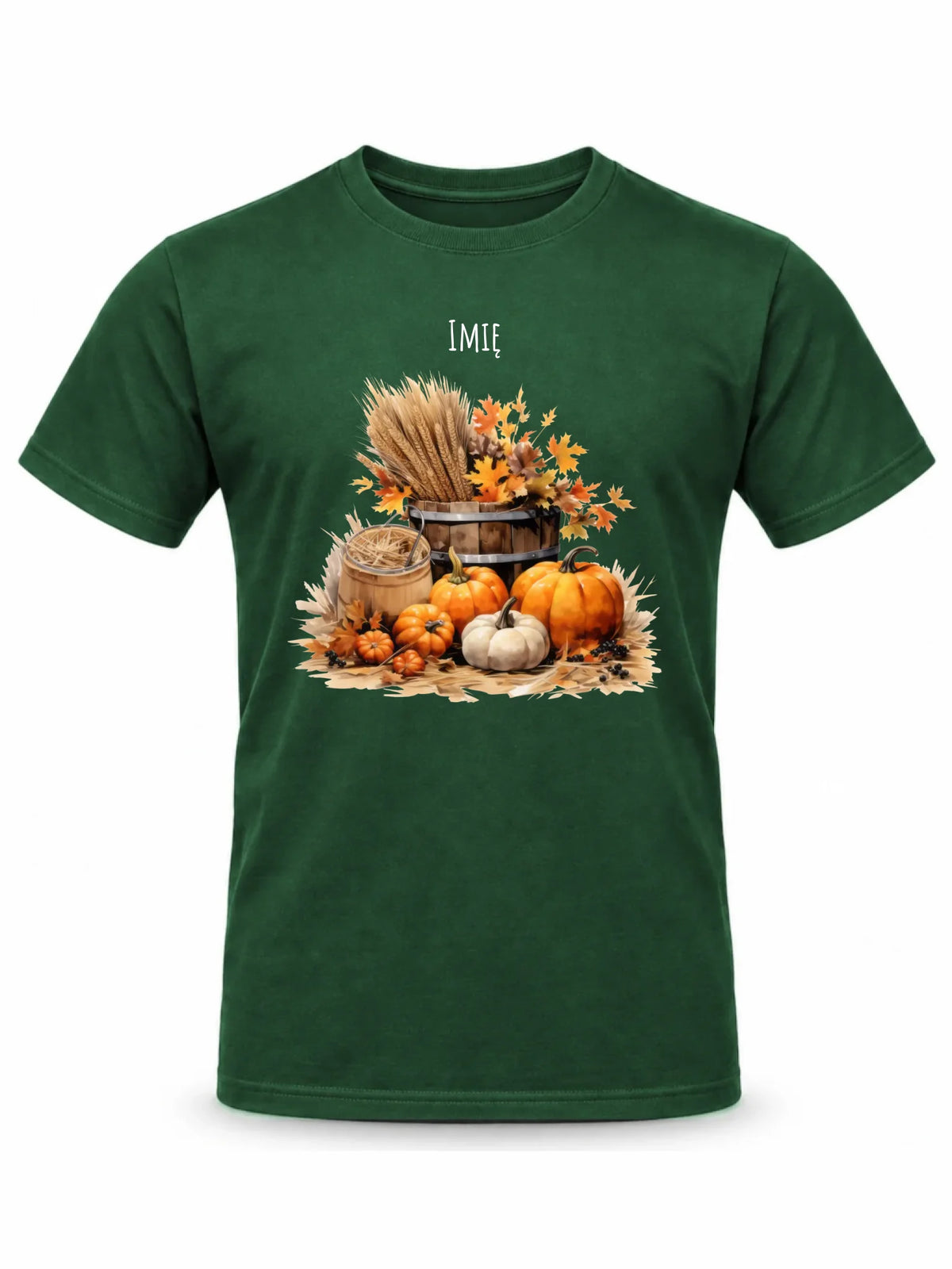 Koszulka męska na jesień - Harvest vibes - personalizowana JS09