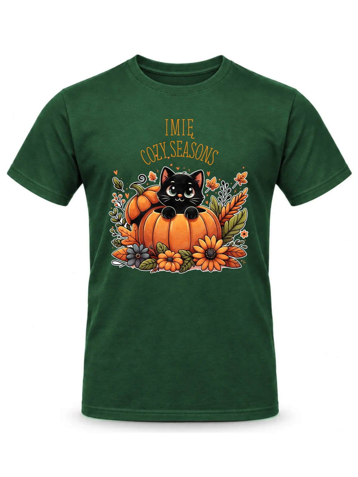 Koszulka męska jesienna - Cozy Seasons - personalizowana JS01