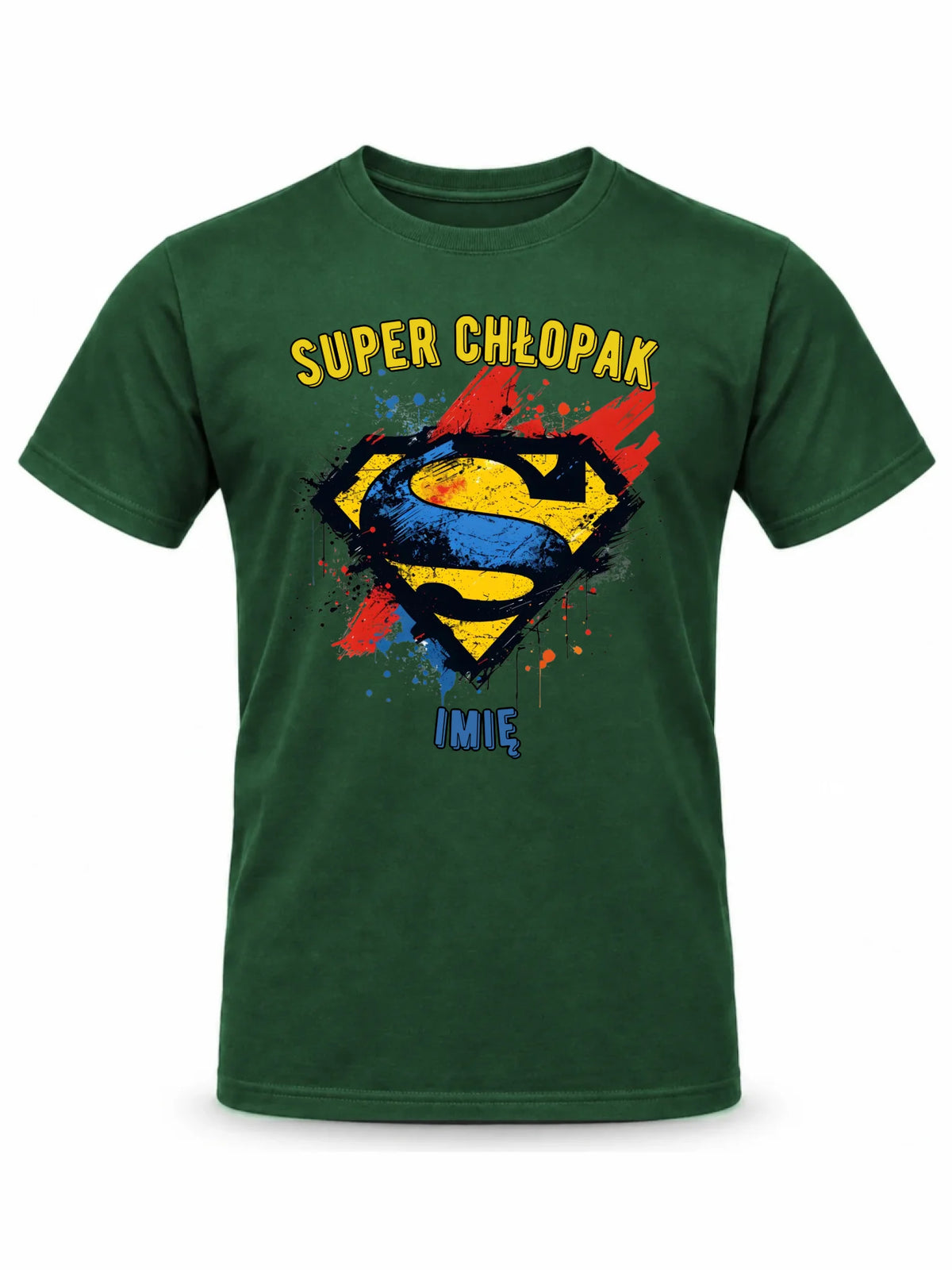 Koszulka męska - prezent na Dzień Chłopaka - Super Chłopak - personalizowana DCH18