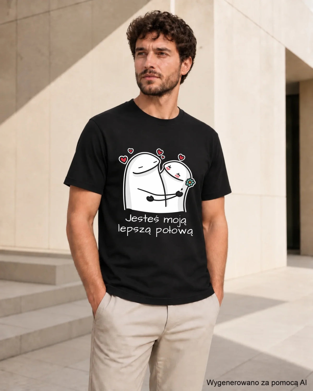 Koszulka męska - Jesteś moją lepszą połową W87