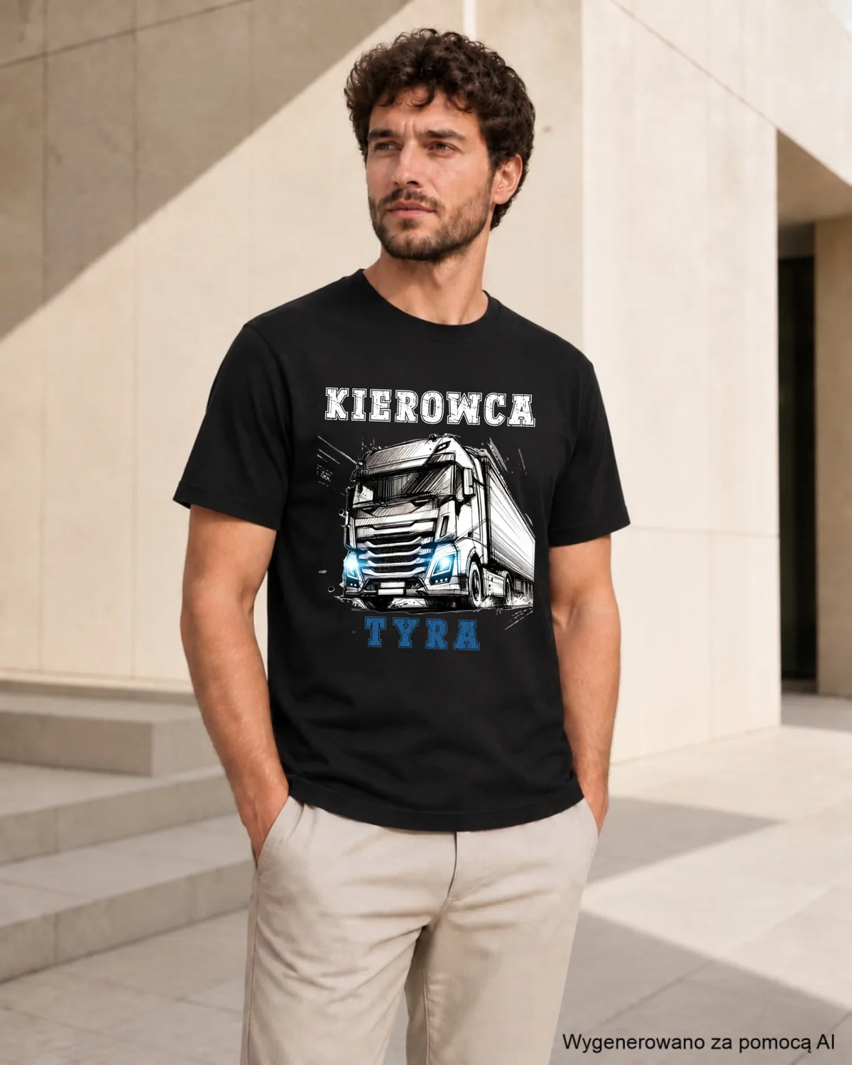 Koszulka dla zawodowego kierowcy - Kierowca tyra ZKT07