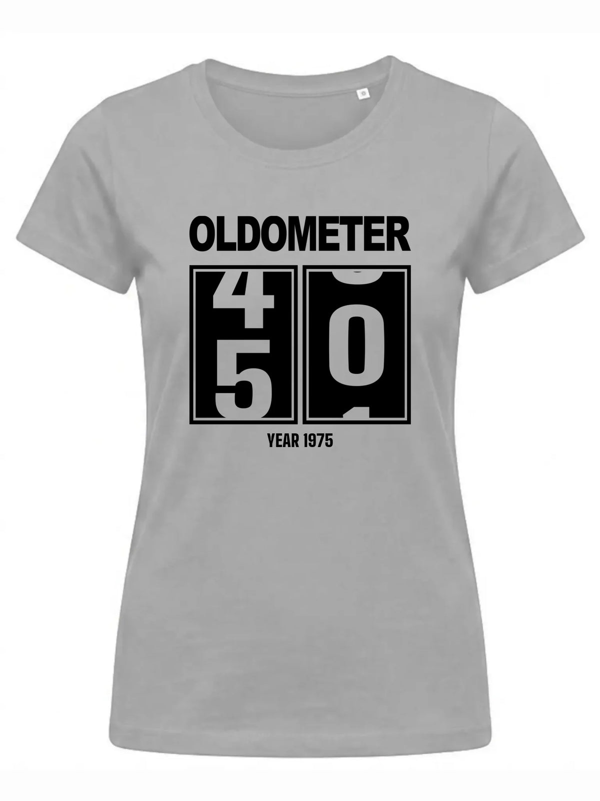 Koszulka damska na urodziny - Oldometer wybierz wiek 20-85 lat