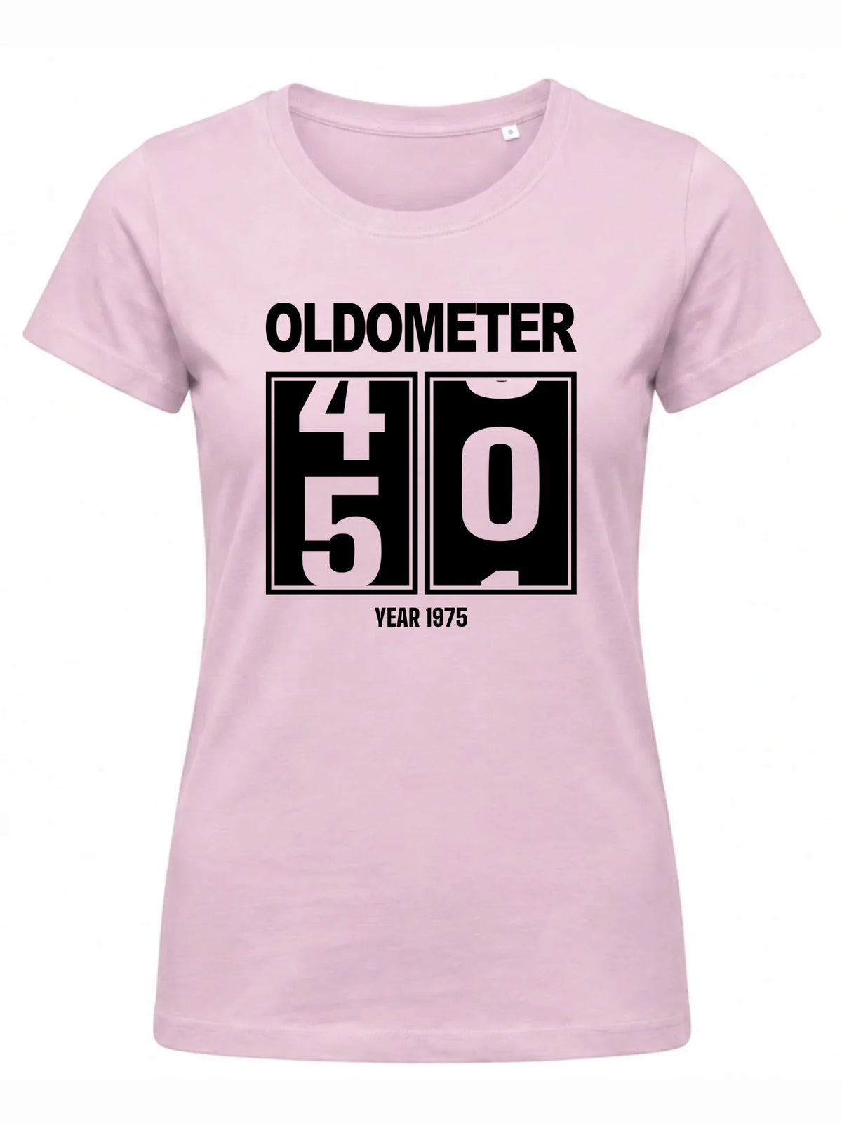 Koszulka damska na urodziny - Oldometer wybierz wiek 20-85 lat