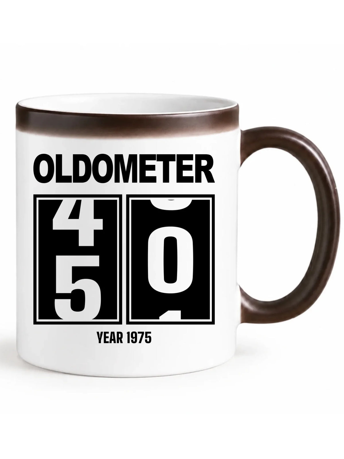 Kubek magiczny na urodziny - Oldometer wybierz wiek 20-85 lat