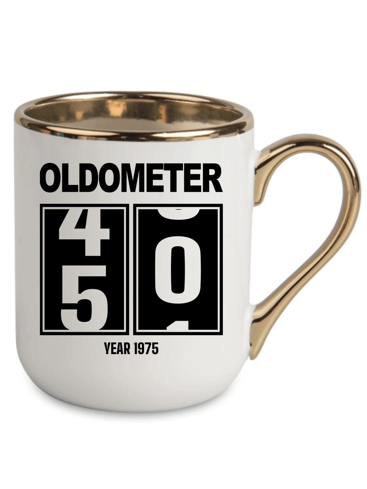 Kubek elegant na urodziny - Oldometer wybierz wiek 20-85 lat