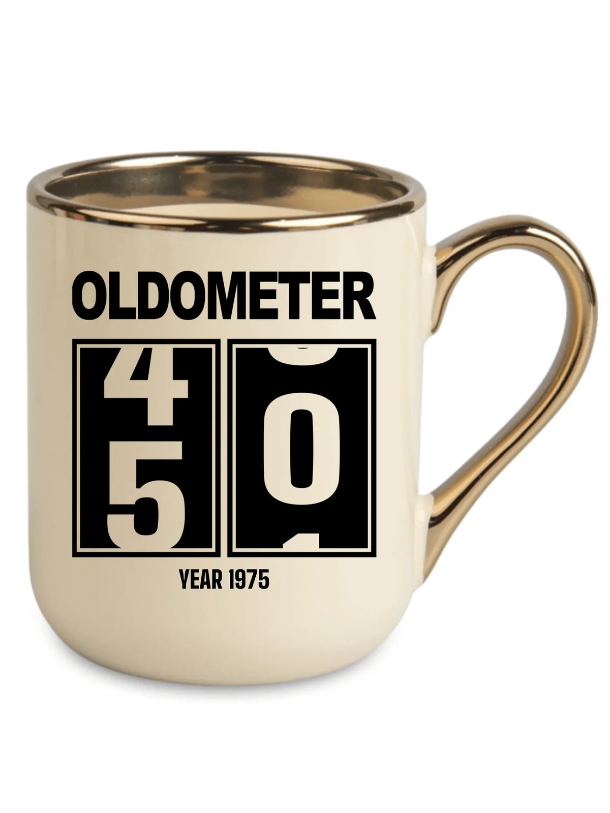 Kubek elegant na urodziny - Oldometer wybierz wiek 20-85 lat