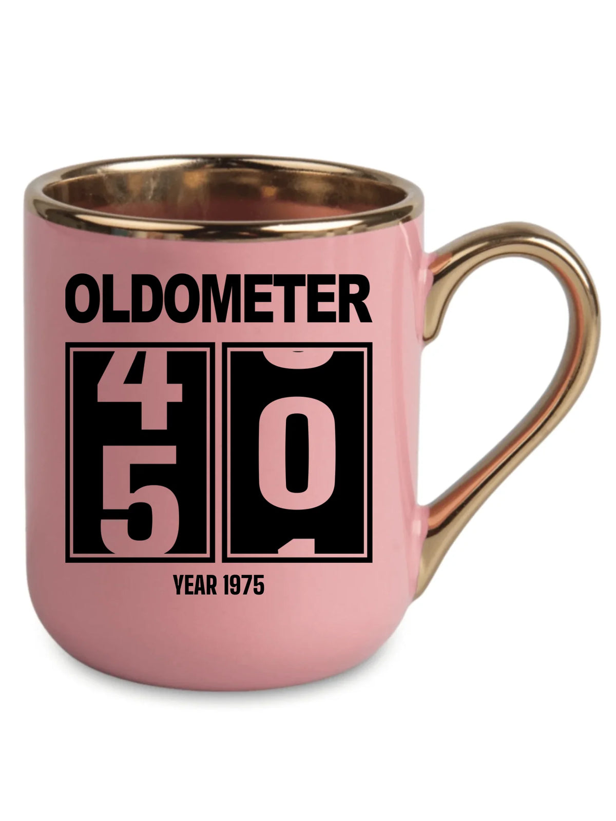 Kubek elegant na urodziny - Oldometer wybierz wiek 20-85 lat