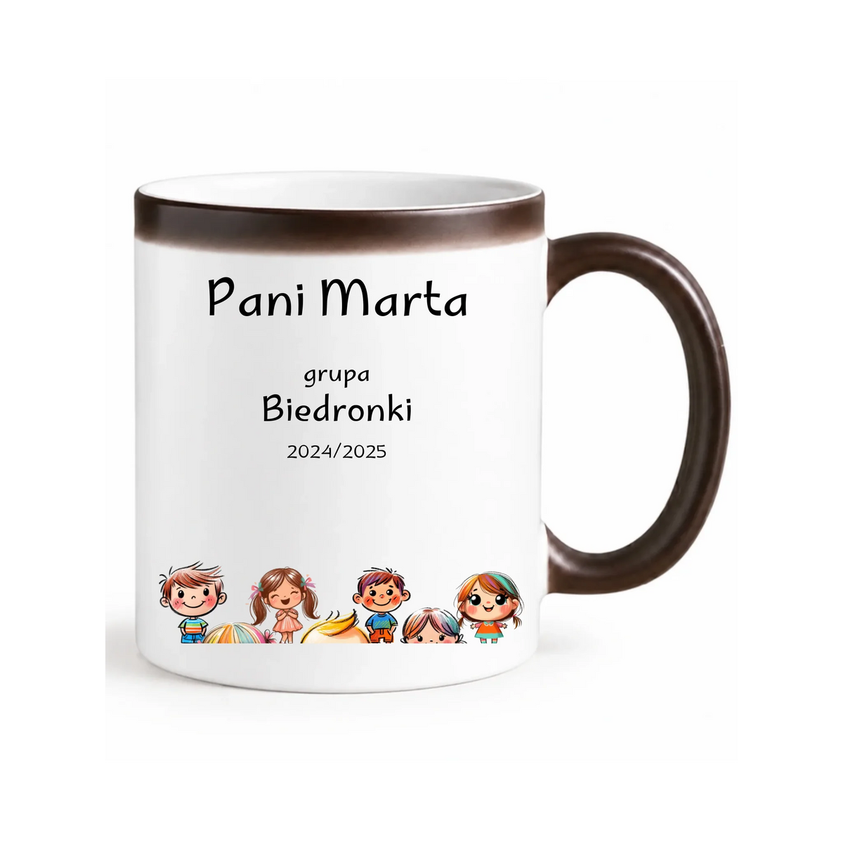 Przedszkolaki | Personalizowany kubek magiczny dla nauczycielki N03