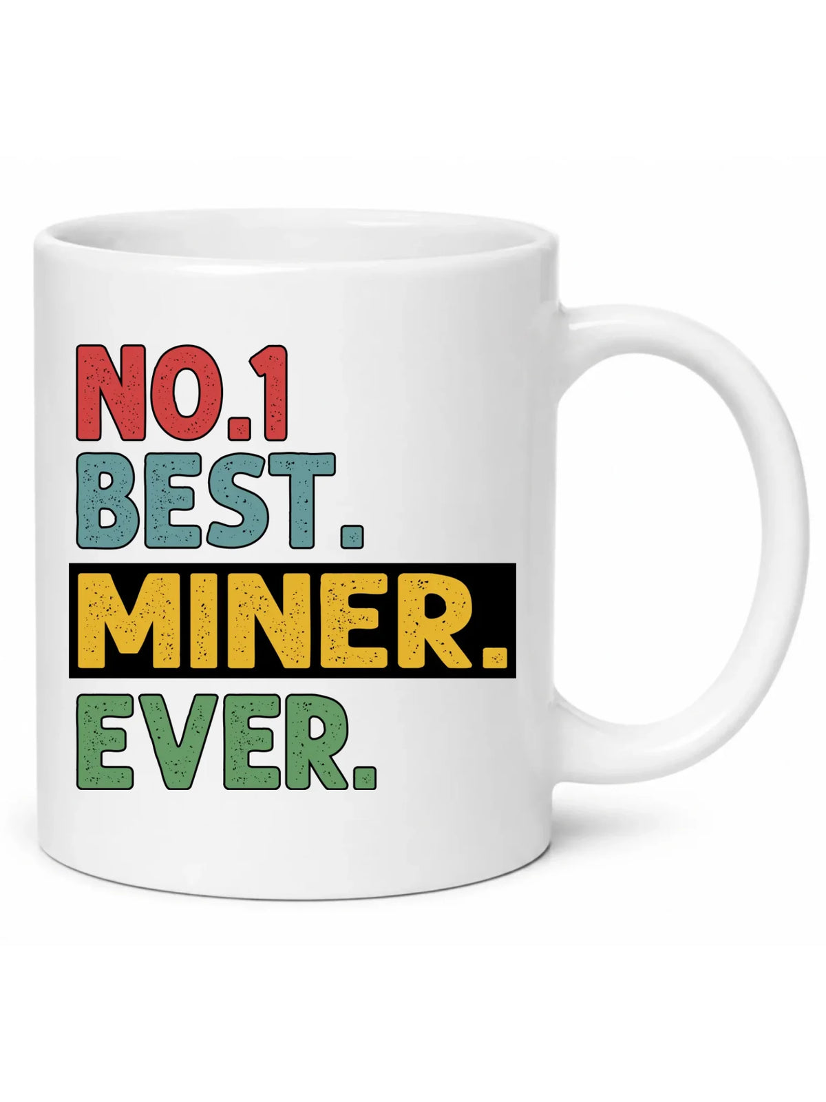 Biały kubek dla górnika - Best Miner Ever