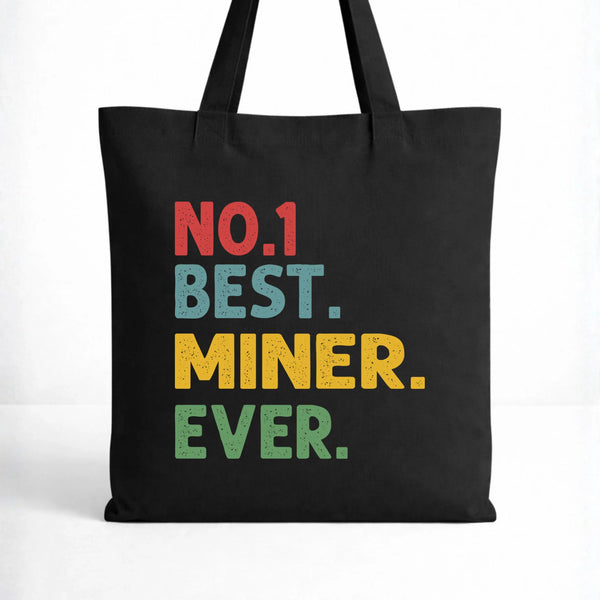 Czarna torba dla górnika - Best Miner Ever