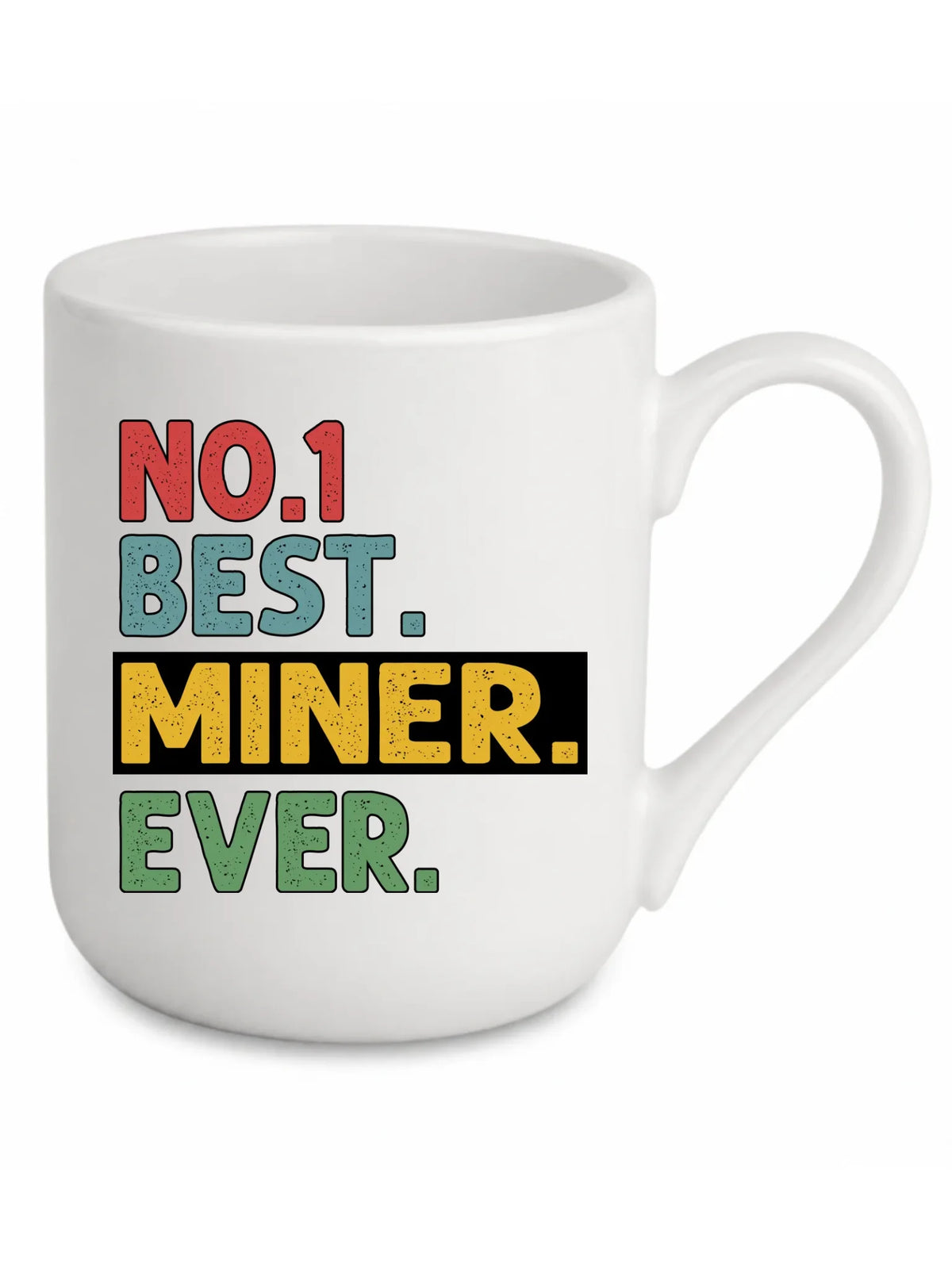 Biały kubek elegant dla górnika - Best Miner Ever