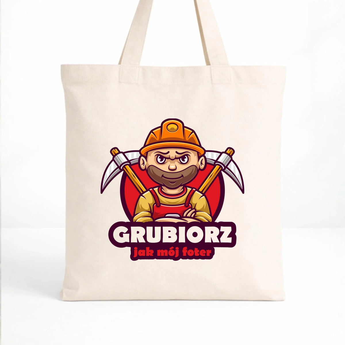 Naturalna torba dla górnika - Grubiorz jak mój foter