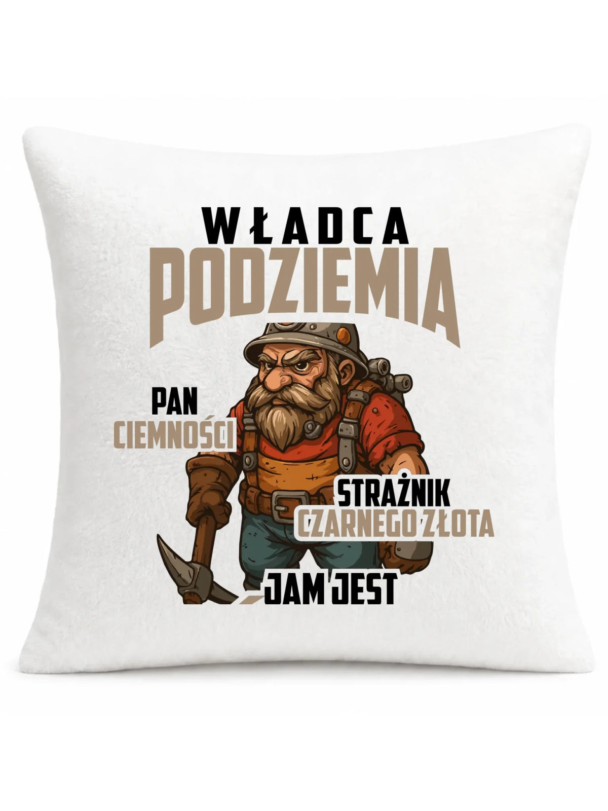 Pluszowa poduszka dla górnika - Strażnik czarnego złota